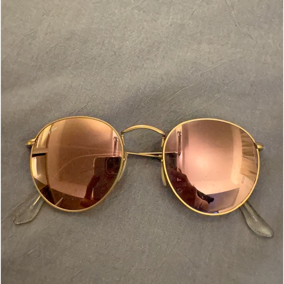 authentic RAYBAN rose gold lens gold frame - Picture 2 of 4